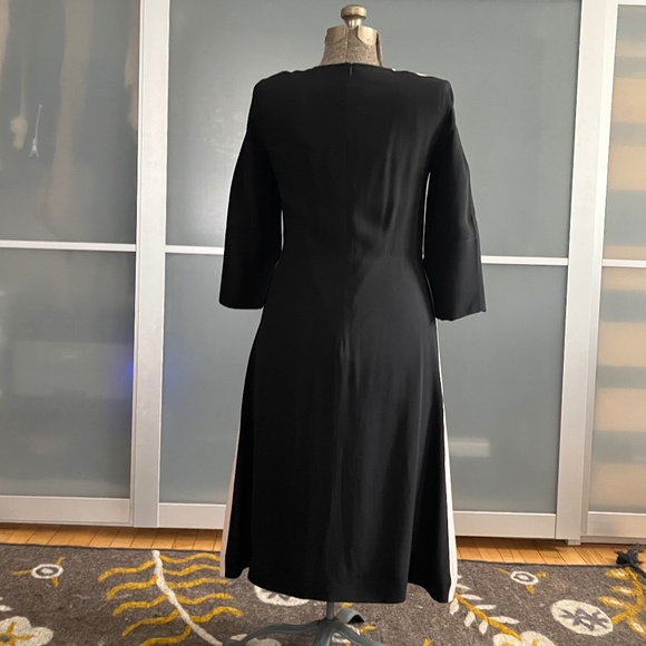 Marni Black and Light Pink Color Blocked Cocktail Dress – IT42/US 6 - Picture 4 of 16